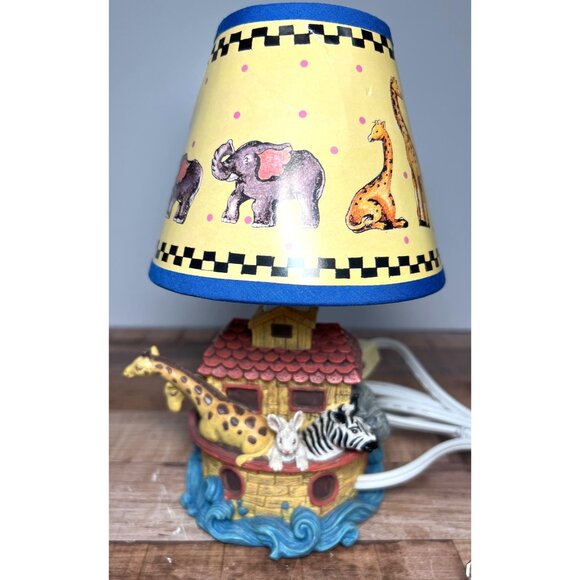 Noahs Ark Decorative Table Lamp Childrens Room Nursery Lighting - Picture 1 of 12